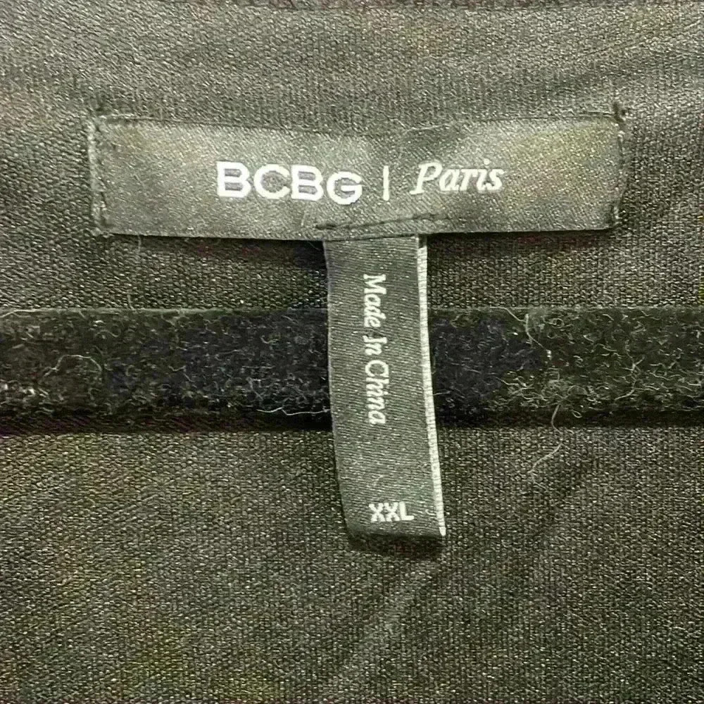 BCBG Paris Collared V-Neck Smocked Tiered Dress, Size XXL NWT - Picture 5 of 15